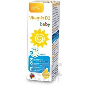 Vitamín D3 baby kvapky 400 IU - Sirowa kvapky 1x10 ml vyobraziť