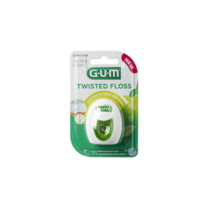 GUM TWISTED FLOSS zubná niť voskovaná s mätou a zeleným čajom, 30 m vyobraziť