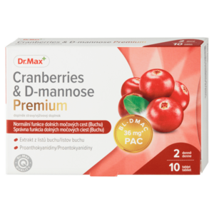 Dr.Max Cranberries & D-mannose Premium vyobraziť