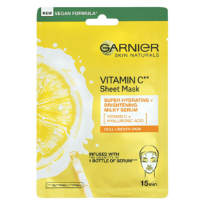 GARNIER Skin Naturals Textilná maska ​​na rozjasnenie pleti s vitamínom C 28 g vyobraziť
