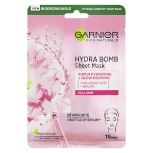 GARNIER Skin Naturals Hydra Bomb Textilná maska ​​Sakura 28 g vyobraziť