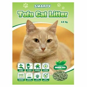 SMARTY Tofu cat litter green tea podstielka pre mačky 2, 8 kg vyobraziť