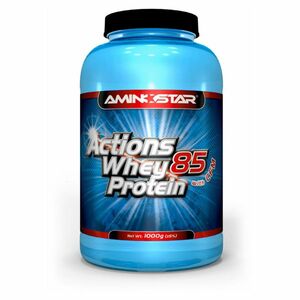 AMINOSTAR Actions whey protein 85% príchuť jahoda 1000 g vyobraziť