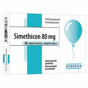 GENERICA Simethicon 80 mg 50 mäkkých kapsúl vyobraziť