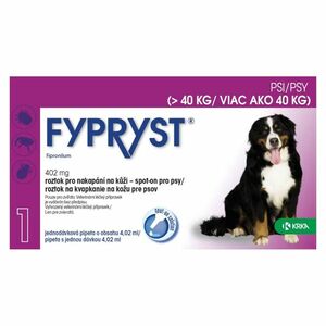 FYPRYST Spot-on pre psov nad 40 kg 4.02 ml 1 pipeta vyobraziť