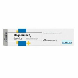 Generica Magnesium B6 eff 20 tabliet vyobraziť