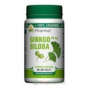 Bio-pharma Ginkgo Biloba 40 mg 30 30 tbl. vyobraziť