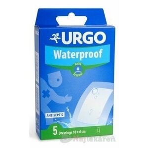 URGO Waterproof náplasť antiseptická, vodeodolná, priehľadná, (10x6cm) 5ks vyobraziť