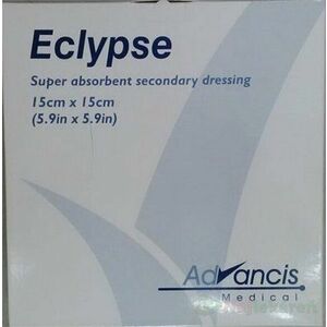 Eclypse krytie na rany superabsorpčné 15x15cm, 20ks, Doprava zadarmo vyobraziť