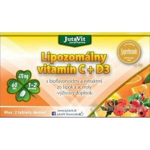 JutaVit Lipozomálny vitamín C + D3, 60 ks vyobraziť