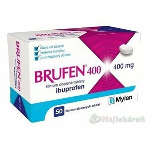 Brufen 400 mg pri bolesti svalov 50 tabliet, Akcia vyobraziť