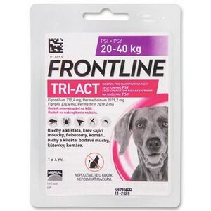 Frontline Tri-Act spot-on pipeta proti kliešťom a blchám pre psy L 20-40kg, 4ml vyobraziť