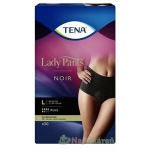 TENA Lady Pants Plus Noir L čierne dámske naťahovacie inkontinenčné nohavičky 30ks vyobraziť