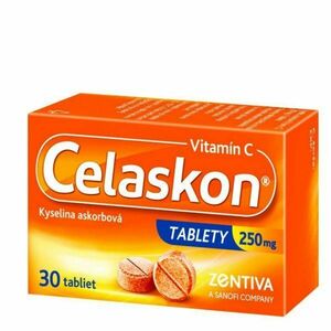Celaskon tablety Vitamin C 250mg tbl.30 x 250mg vyobraziť