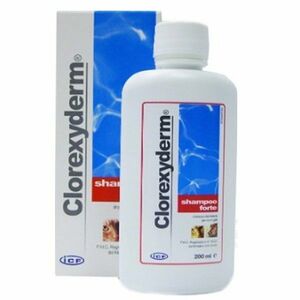 Clorexyderm forte antiseptický šampón pre psy a mačky 200ml vyobraziť