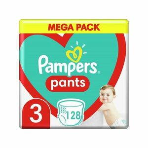 PAMPERS Pants 3 (6-11 kg) 128 ks Midi Mega box - plienkové nohavičky, Doprava zadarmo vyobraziť