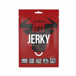 Sušené mäso Beef Jerky - GymBeam, originál, 50g vyobraziť