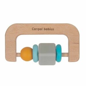 CANPOL BABIES Hryzátko dreveno-silikónové vyobraziť