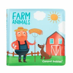 CANPOL BABIES Knižka mäkká pískacie Farm Animals vyobraziť