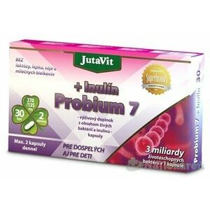 JutaVit Probium 7 + Inulín, probiotikum, cps 1x30 ks vyobraziť