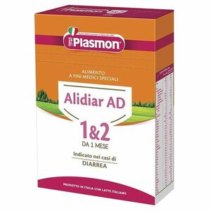 PLASMON Alidiar AD (od 1m), pri akútnej hnačke špeciálne počiatočné mlieko, 1x350 g vyobraziť
