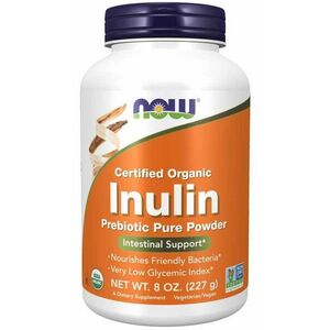 BIO Inulín prebiotická vláknina - NOW Foods, 227g vyobraziť