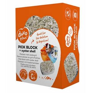 Blok DUVO+ s ustricovým gritom pre vtáky 200g - 7, 2x9, 7x3, 5cm vyobraziť