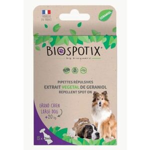 BIOGANCE Biospotix Dog spot-on L-XL pipeta s repelentným účinkom pre psy 3x3ml (nad 20kg) vyobraziť