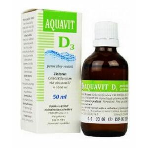 Aquavit D3 vitamínový perorálny roztok pre zvieratá 50ml vyobraziť