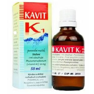 Kavit K1 vitamín pre zvieratá 50ml vyobraziť