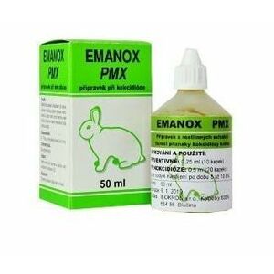 Emanox PMX prírodný prípravok proti kokcidióze pre králiky 50ml vyobraziť