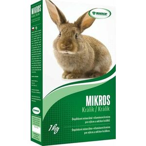 MIKROS minerálno – vitamínové krmivo pre králiky 1kg vyobraziť