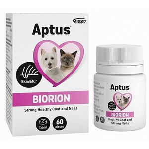Aptus BIORION zdravá pokožka a srsť pre psy a mačky 60tbl vyobraziť