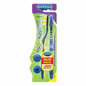Zubná kefka Astera Flex Active 1+1 medium AROMA vyobraziť