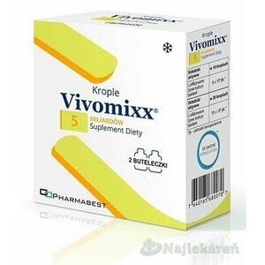 Vivomixx Drops 5 miliárd- probiotiká pre deti, kvapky, 2x5 ml vyobraziť