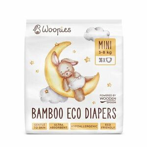 WoodenSpoon Woopies detské EKO plienky MINI (3-8kg) 36ks vyobraziť