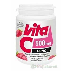 Vitabalans Vita C 500 mg + zinok, 150 tbl vyobraziť