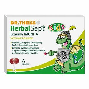 Dr.Theiss HerbalSept Kids Lízanky IMUNITA 6ks, Exspirácia!, Akcia vyobraziť