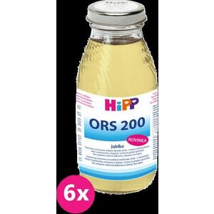 6x HiPP ORS 200 Jablko - rehydratační výživa (200 ml) vyobraziť