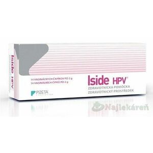 Iside HPV, vaginálne čapíky na liečbu pri víruse HPV, 14x2g vyobraziť
