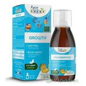 Petit CHENE GROWTH, sirup pre deti s vitamínom D a vápnikom, 125 ml vyobraziť