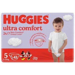 HUGGIES® Plienky jednorazové Ultra Comfort Jumbo 5 (11-25 ks), 42 ks vyobraziť