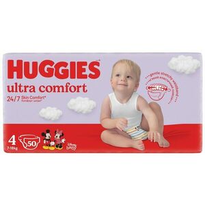 HUGGIES® Plienky jednorazové Ultra Comfort Jumbo 4 (7-18 kg), 50 ks vyobraziť