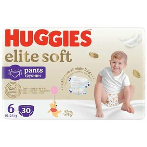 HUGGIES® Nohavičky plienkové jednorazové Elite Soft Pants 6 (15-25 kg), 30 ks vyobraziť