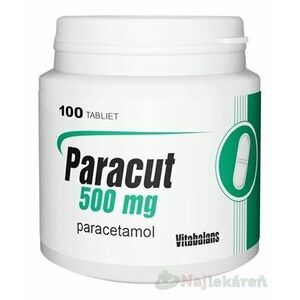 Paracut 500 mg proti bolesti a horúčke 100 tabliet vyobraziť
