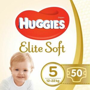 HUGGIES® Elite Soft Plienky jednorázové 5 (12-22 kg) 50 ks vyobraziť