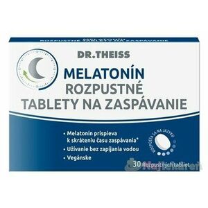Dr.Theiss MELATONÍN tablety na zaspávanie 30 ks, Akcia vyobraziť