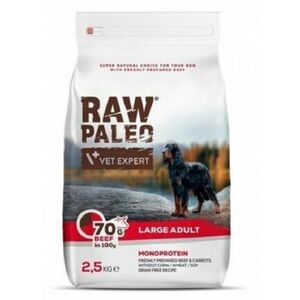 VetExpert Raw Paleo adult large beef - granule pre psy 2, 5kg vyobraziť