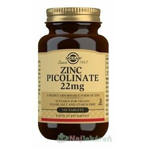 Solgar Pikolinát zinku 22 mg 100 ks vyobraziť