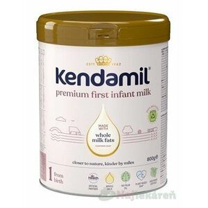 KENDAMIL Premium 1 DHA+ počiatočná mliečna dojčenská výživa (od narodenia) 800 g vyobraziť